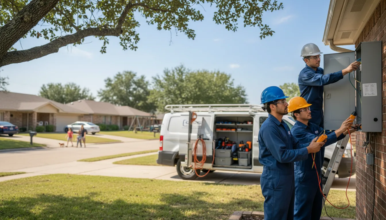 Certified electrician providing emergency electrical services in Lynd, MN